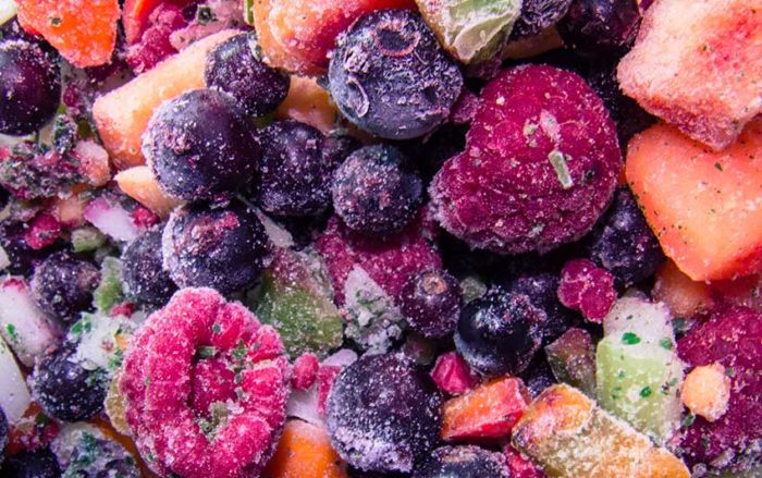 L’ultracongelat permet conservar les propietats de les fruites i verdures.